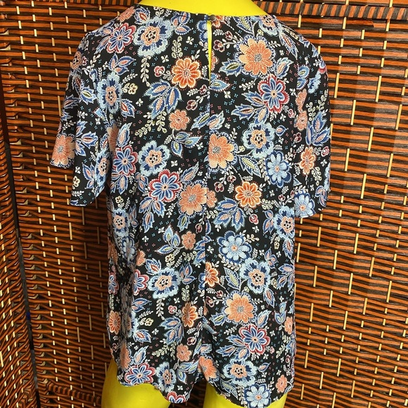Sami & Jo floral print blouse size Medium - Picture 6 of 8